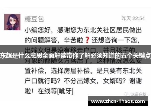 东超是什么意思全面解读带你了解必须知道的五个关键点 东超是什么意思全面解读带你了解必须知道的五个关键点